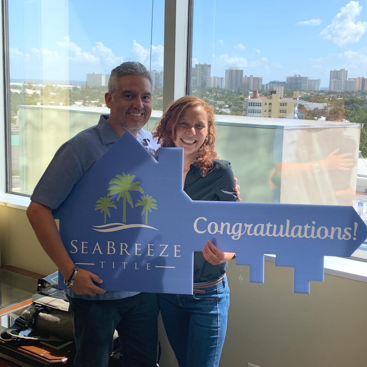 Congratulations on closing on your first home! @homesbytonyr #realestate #titlecompany #seabreezetitle #realtor
