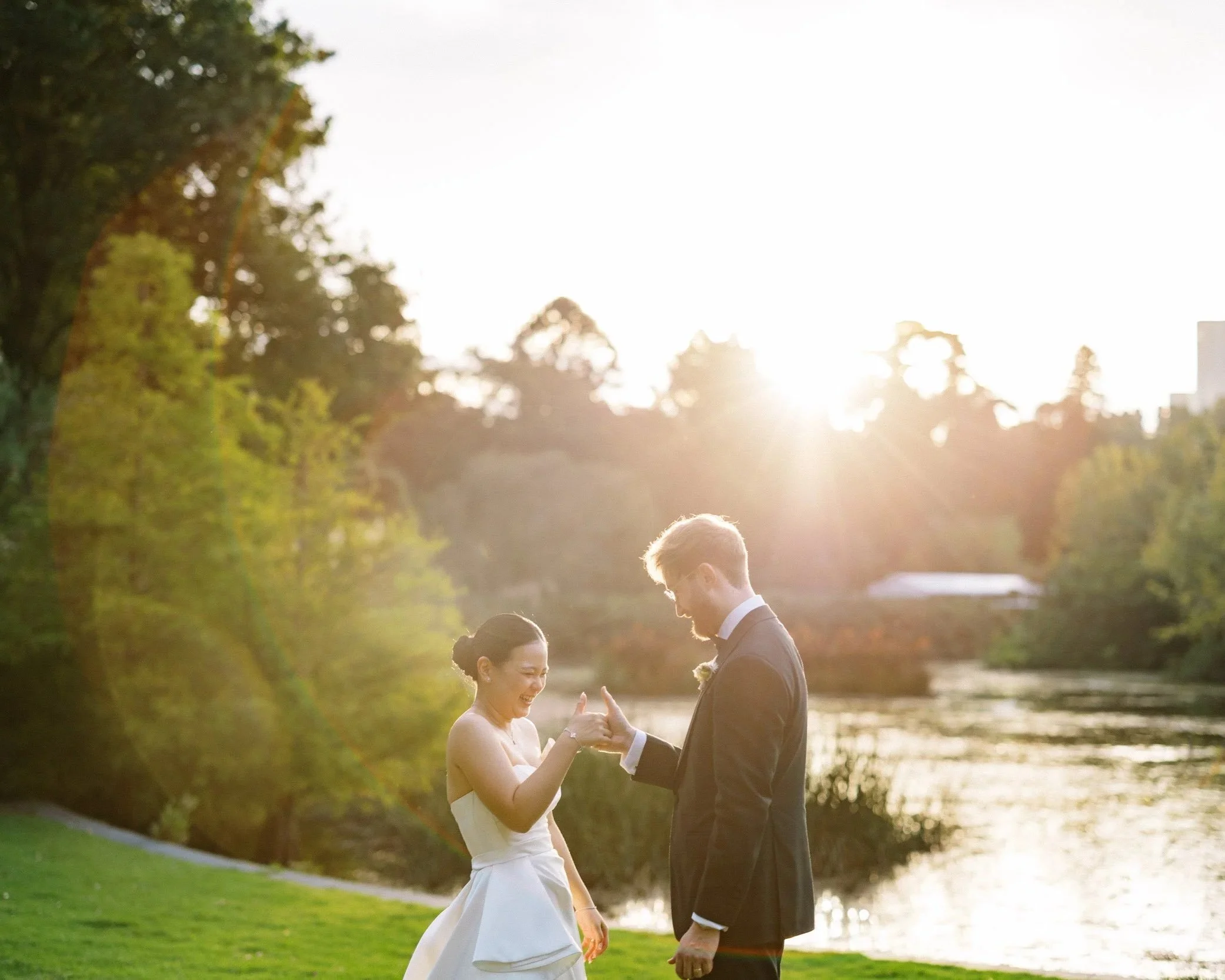 Royal Botanic Gardens Melbourne Wedding - Matt &amp; Shuwen