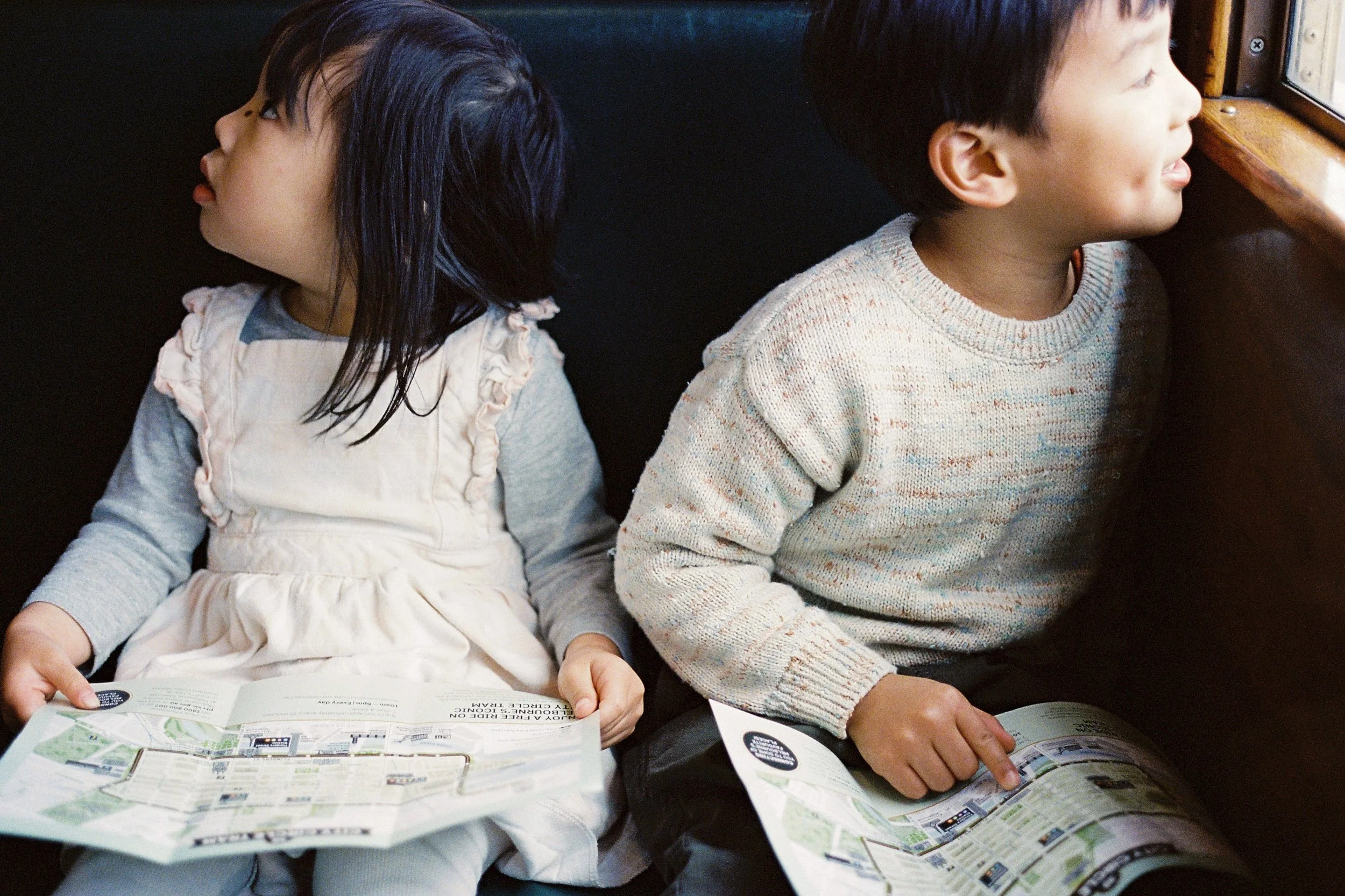 Tram Rides around Melbourne CBD on 35mm Film
