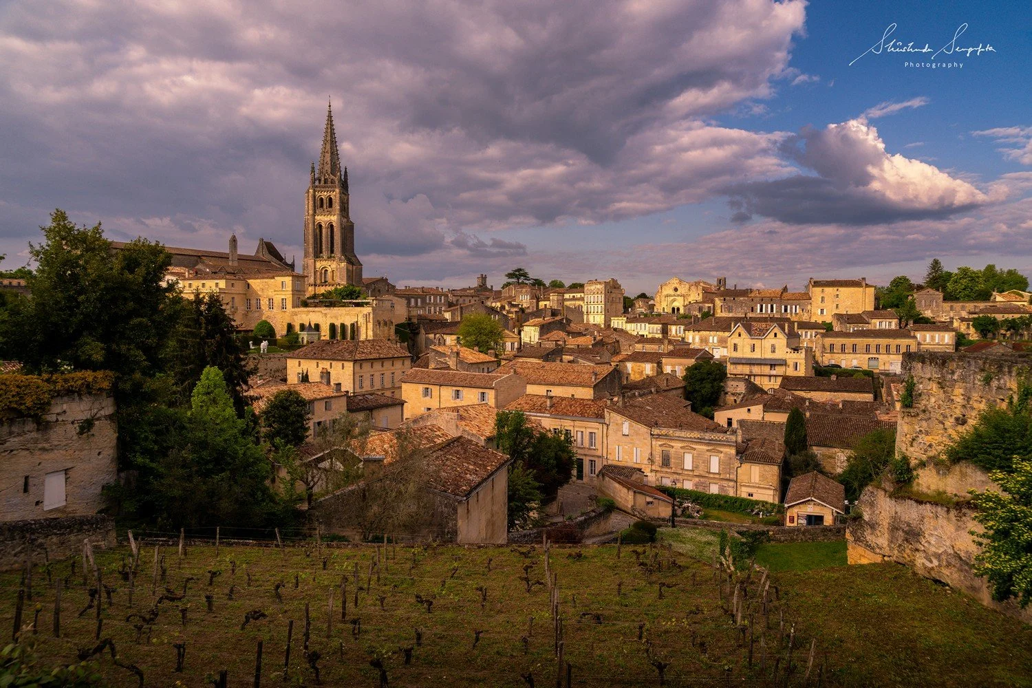 unesco world heritage village of saint emilion and bordeaux france showcasing cobbled streets vineyards medieval buildings churches