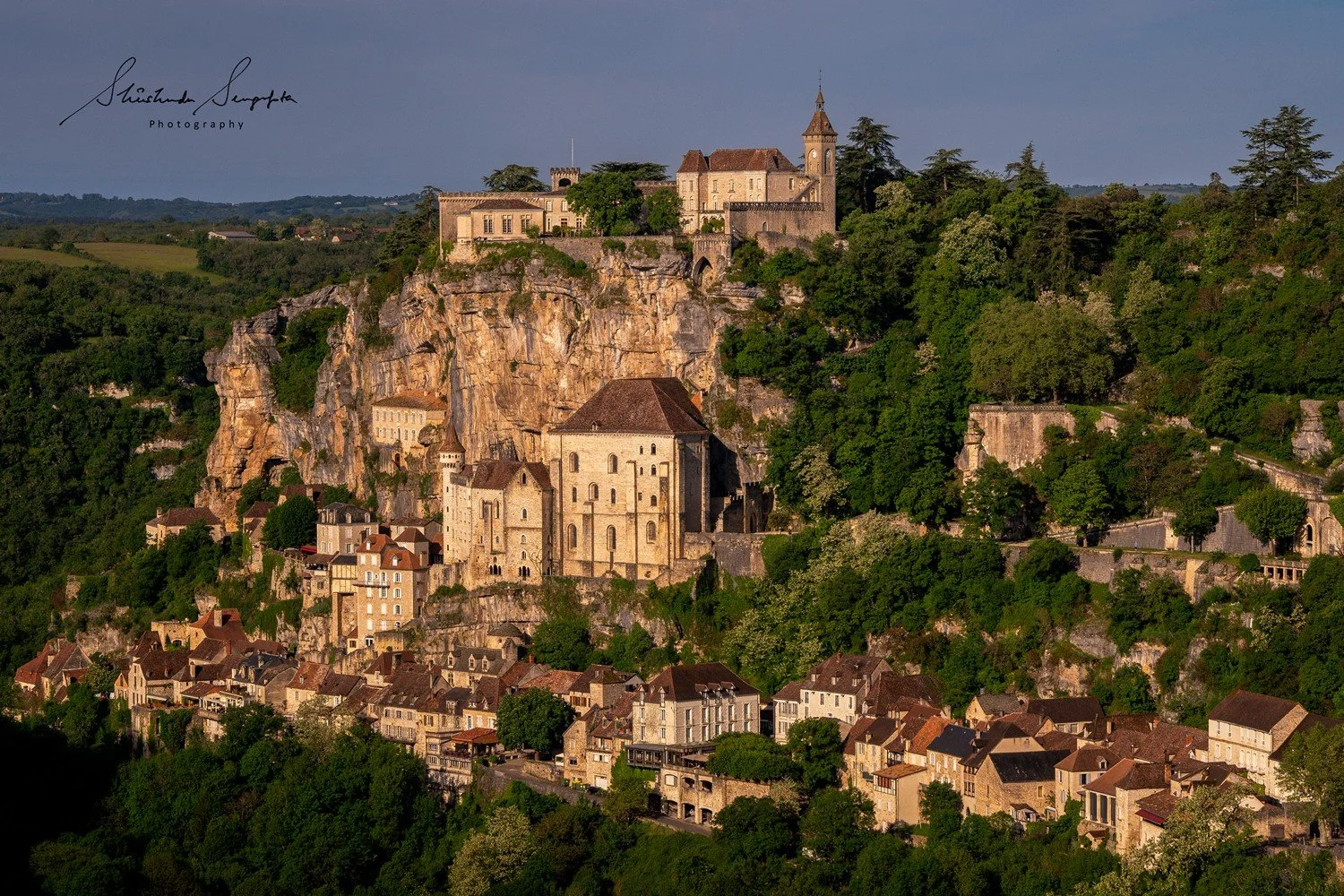 pilgrimage to sanctuary of rocamadour france which is a clifftop medieval village featuring castle chapel of notre dame housing black virgin crypt basilica and tomb of saint amadour