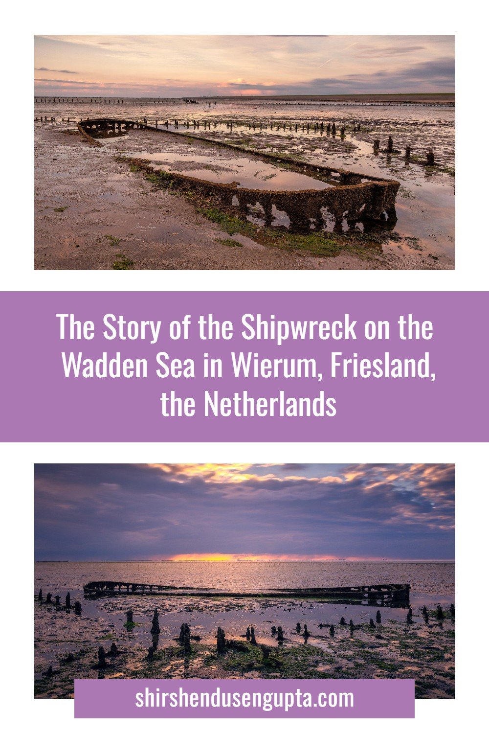 The Story of the Shipwreck on the Wadden Sea in Wierum, Friesland, the Netherlands