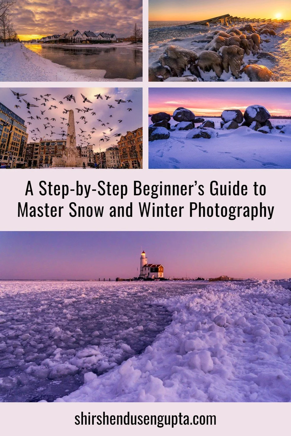 pinterest pin A Step-by-Step Beginner’s Guide to Master Snow and Winter Photography