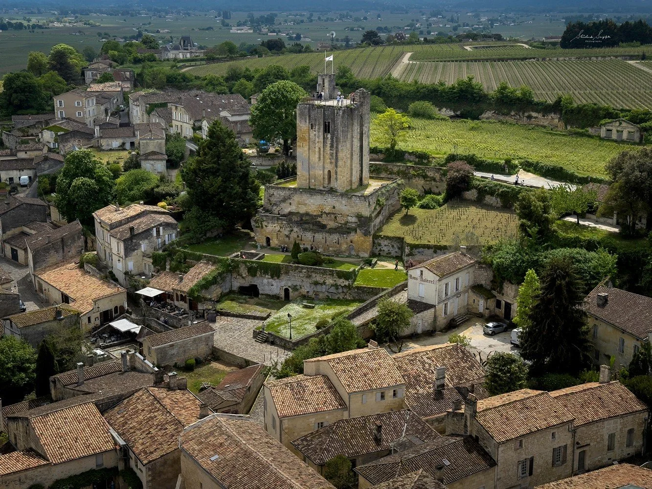 unesco world heritage village of saint emilion and bordeaux france showcasing cobbled streets vineyards medieval buildings churches