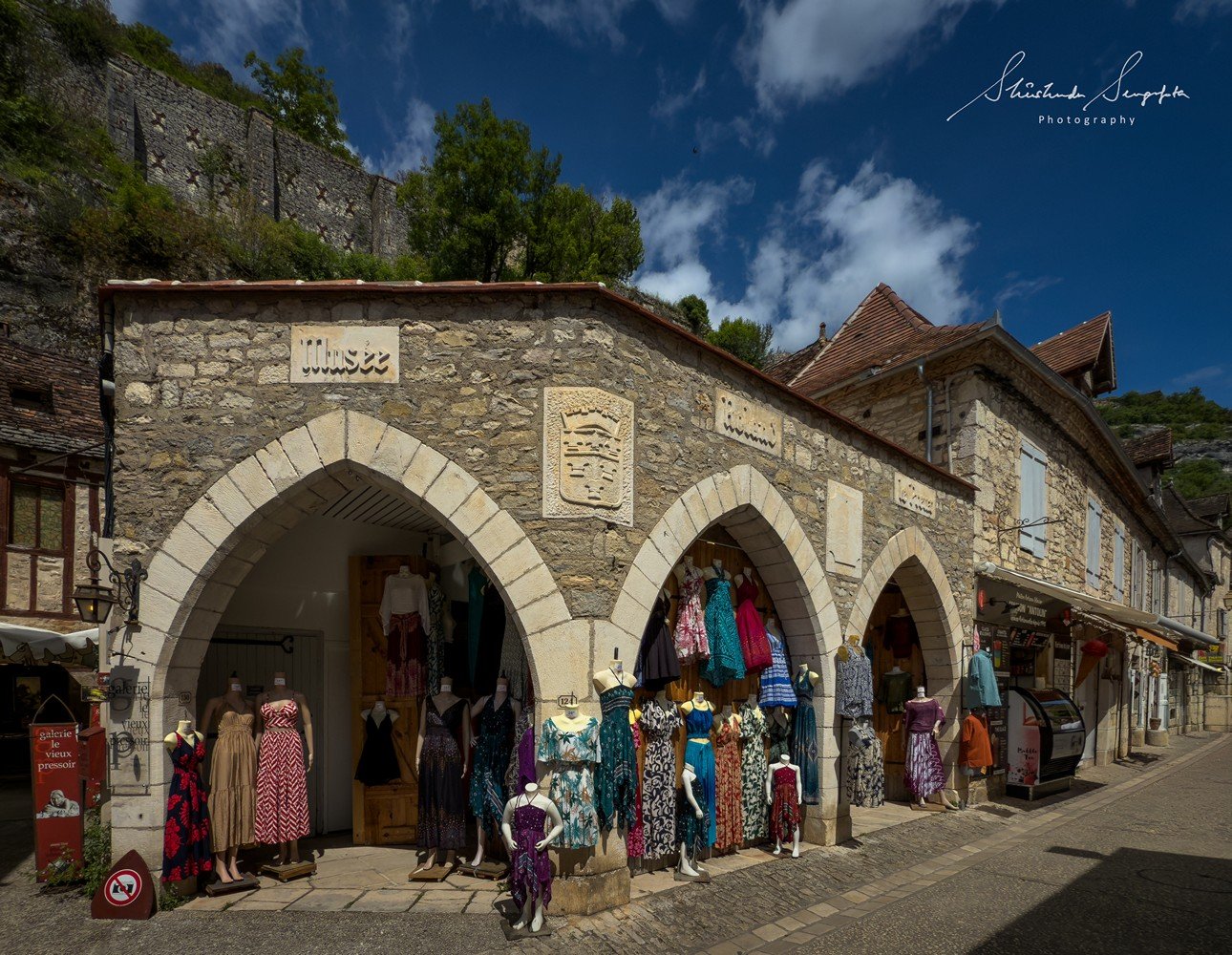 pilgrimage to sanctuary of rocamadour france which is a clifftop medieval village featuring castle chapel of notre dame housing black virgin crypt basilica and tomb of saint amadour