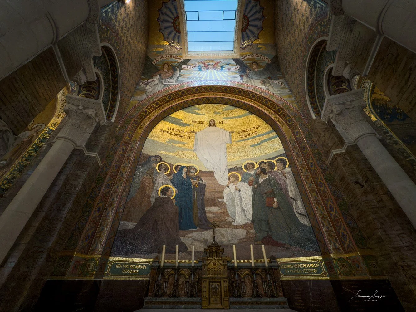 pilgrimage in the city of lourdes france dedicated to Lady Virgin Mary also known as Immaculate Conception who gave apparition to St. Bernadette featuring sanctuary church basilica grotto cave miraculous water and Marian procession