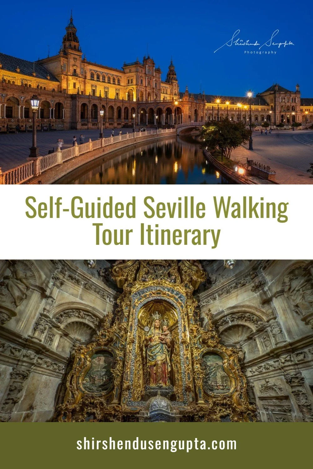 pinterest pin Self-Guided Seville Walking Tour Itinerary