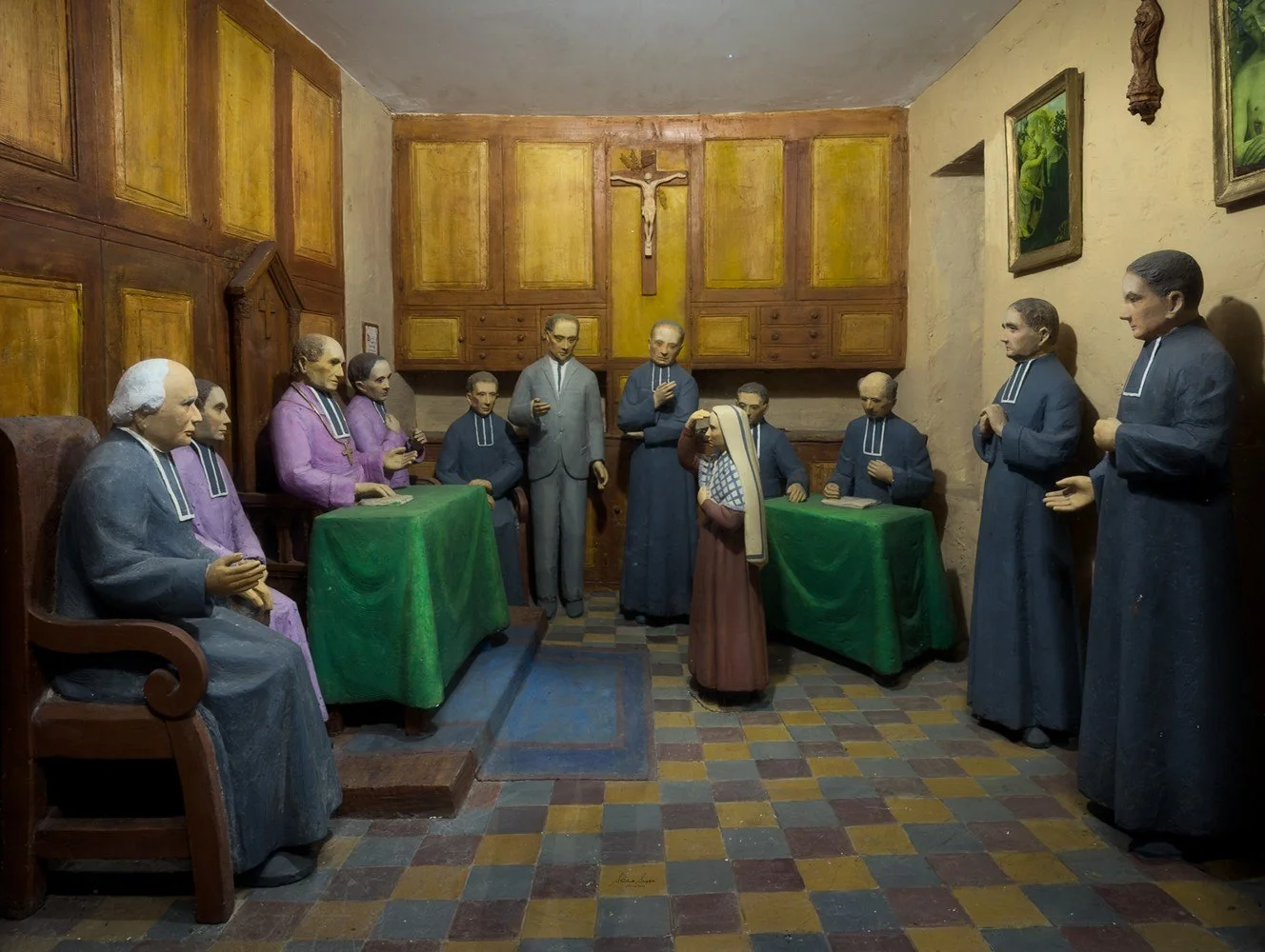 pilgrimage in the city of lourdes france dedicated to Lady Virgin Mary also known as Immaculate Conception who gave apparition to St. Bernadette featuring sanctuary church basilica grotto cave miraculous water and Marian procession