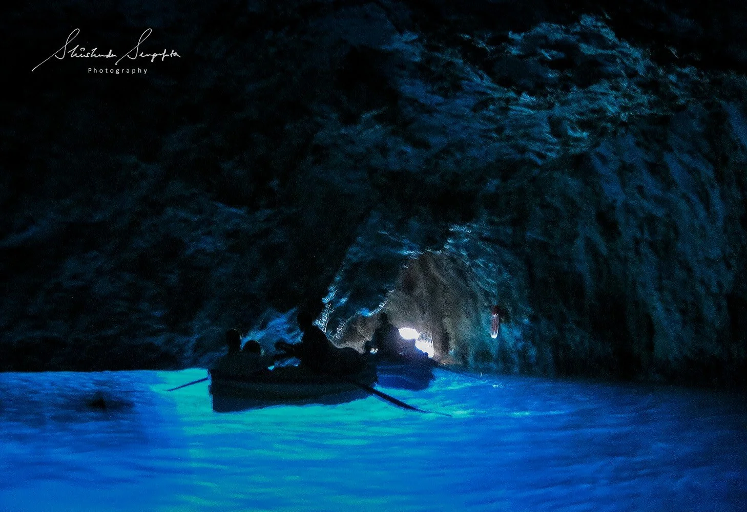 capri island italy featuring limestone rock formation stalagmite stalactite blue grotto cave marina grande and faraglioni