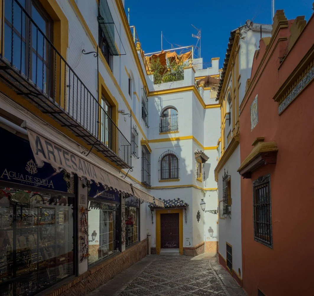 seville spain featuring historic old town barrio de santa cruz royal alcazar palace cathedral and plaza espana