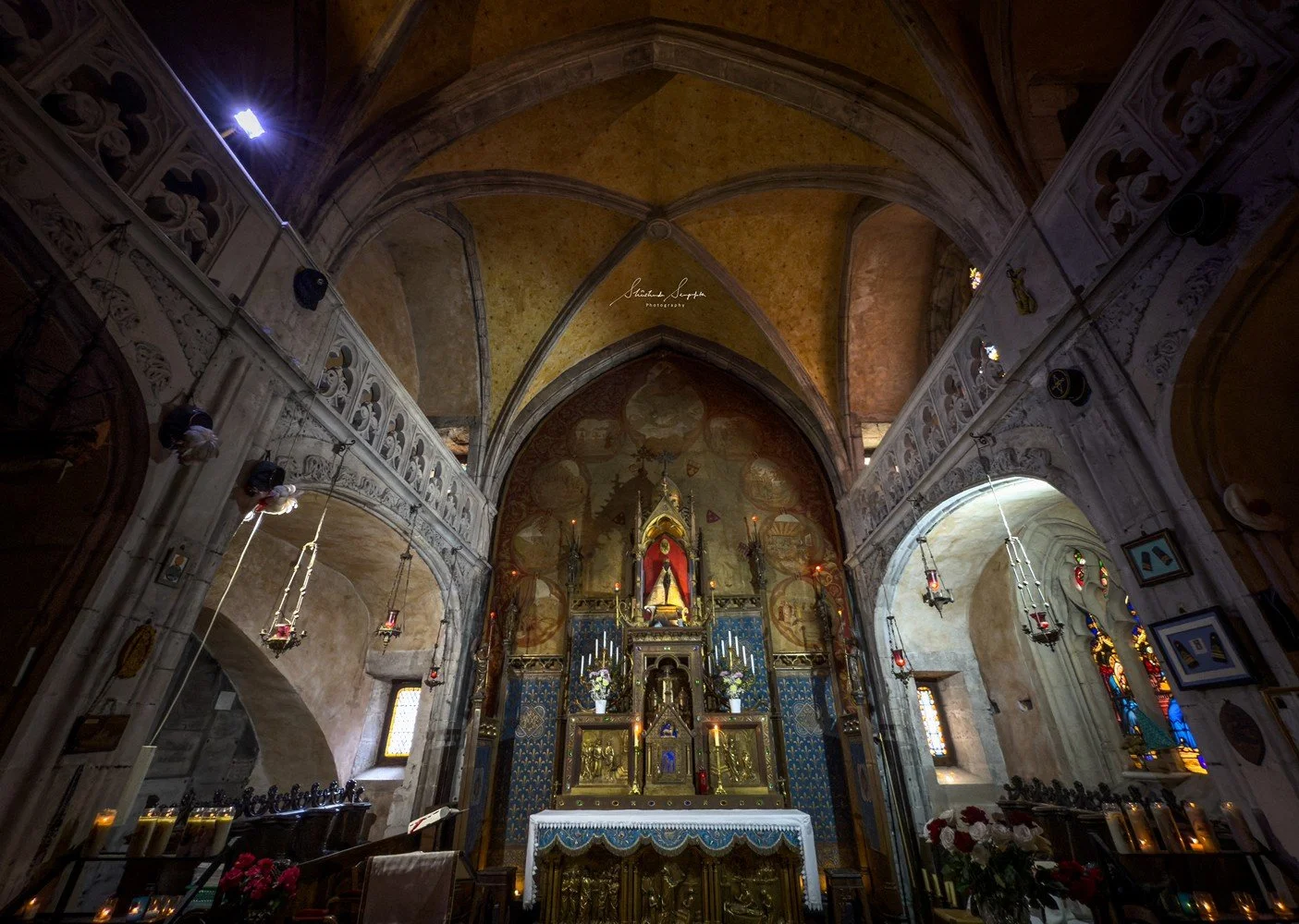 pilgrimage to sanctuary of rocamadour france which is a clifftop medieval village featuring castle chapel of notre dame housing black virgin crypt basilica and tomb of saint amadour