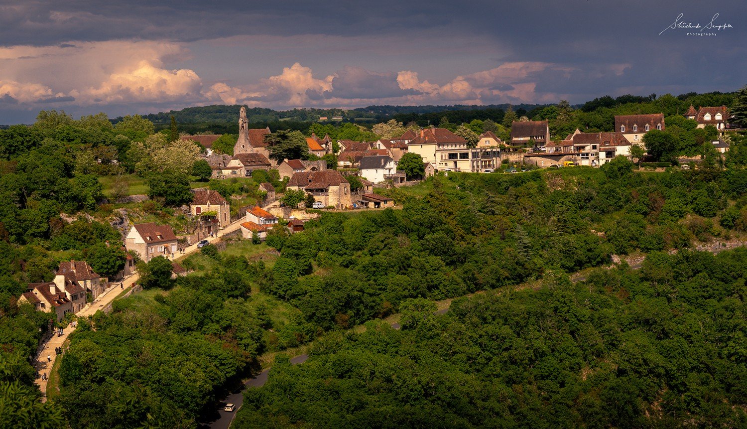 pilgrimage to sanctuary of rocamadour france which is a clifftop medieval village featuring castle chapel of notre dame housing black virgin crypt basilica and tomb of saint amadour