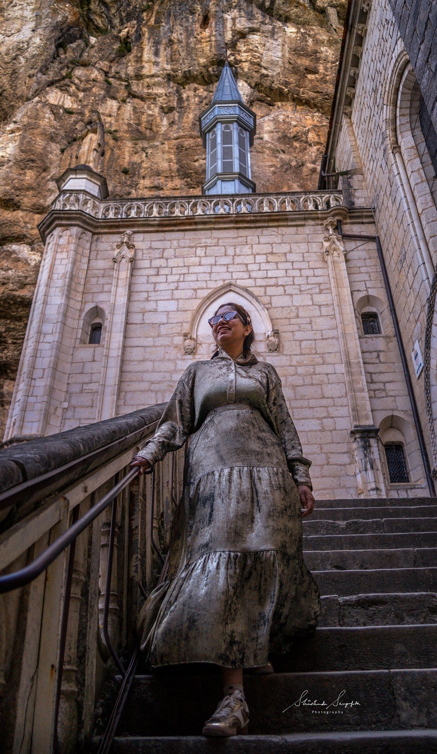 pilgrimage to sanctuary of rocamadour france which is a clifftop medieval village featuring castle chapel of notre dame housing black virgin crypt basilica and tomb of saint amadour