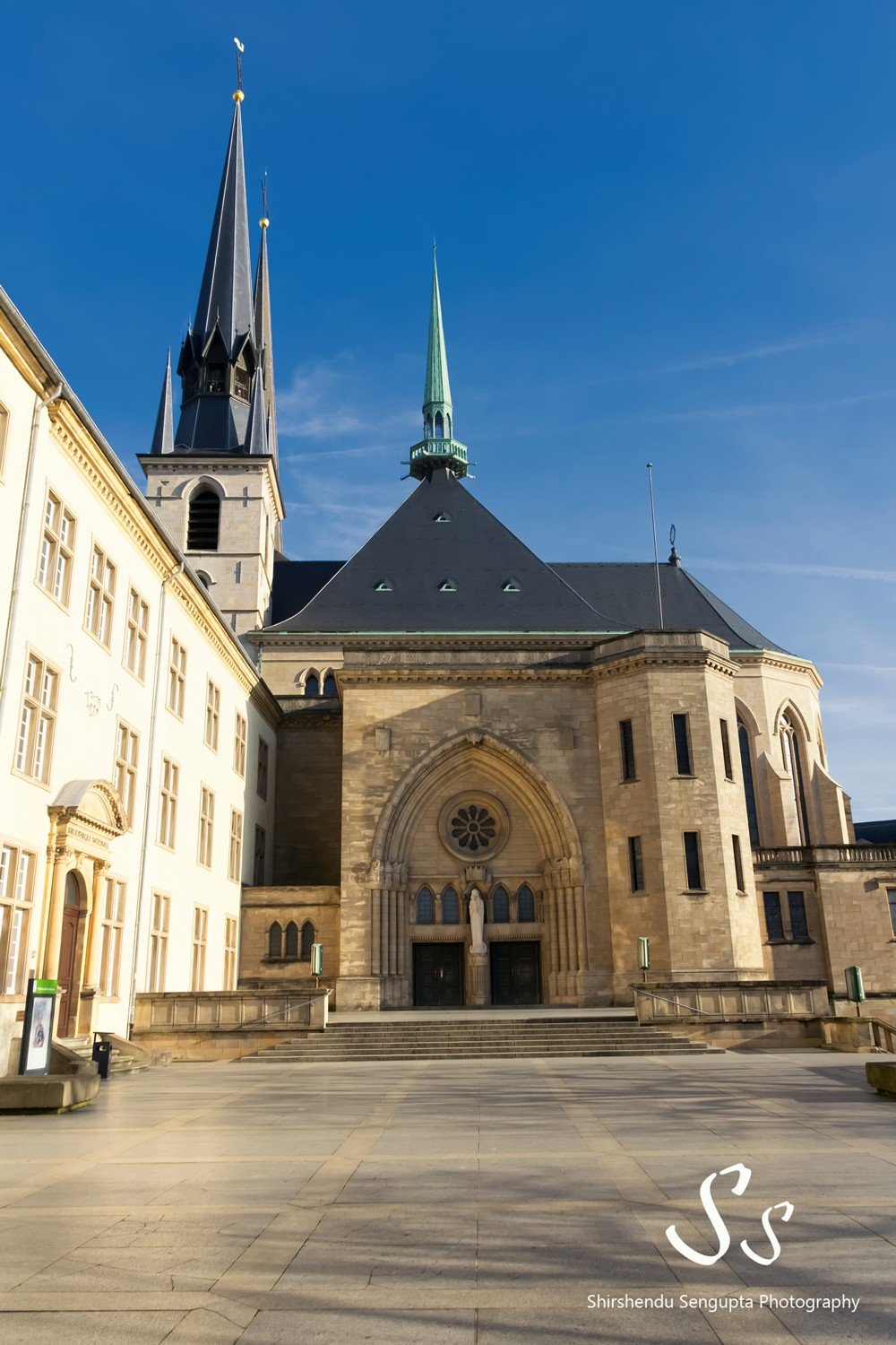 Notre Dame Gothic Cathedral luxembourg city
