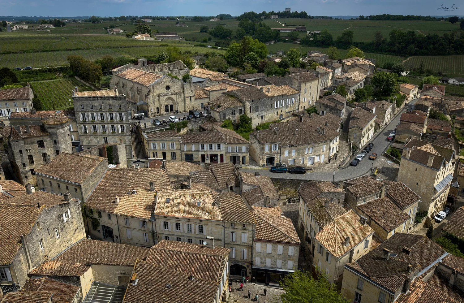 unesco world heritage village of saint emilion and bordeaux france showcasing cobbled streets vineyards medieval buildings churches
