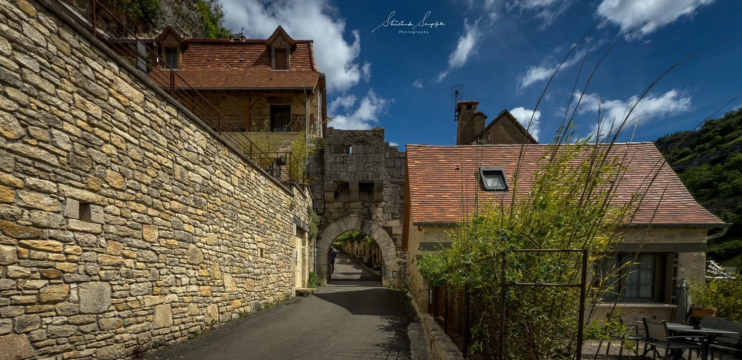 pilgrimage to sanctuary of rocamadour france which is a clifftop medieval village featuring castle chapel of notre dame housing black virgin crypt basilica and tomb of saint amadour