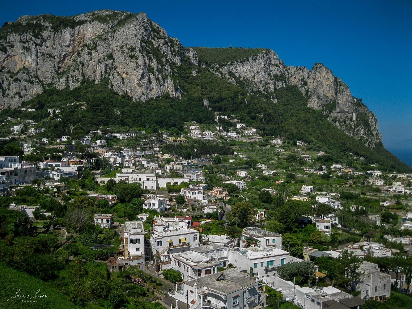 capri island italy featuring limestone rock formation stalagmite stalactite blue grotto cave marina grande and faraglioni