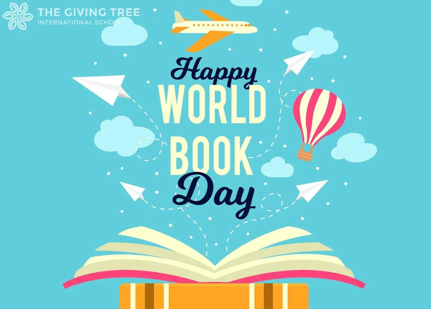 Happy World Book Day from The Giving Tree International School! 📚✨ Join us today as we honor the enchantment of reading, storytelling, and the delight of make-believe. Together, let's dive into our books and let our imaginations take flight! 🚀🌳 #T