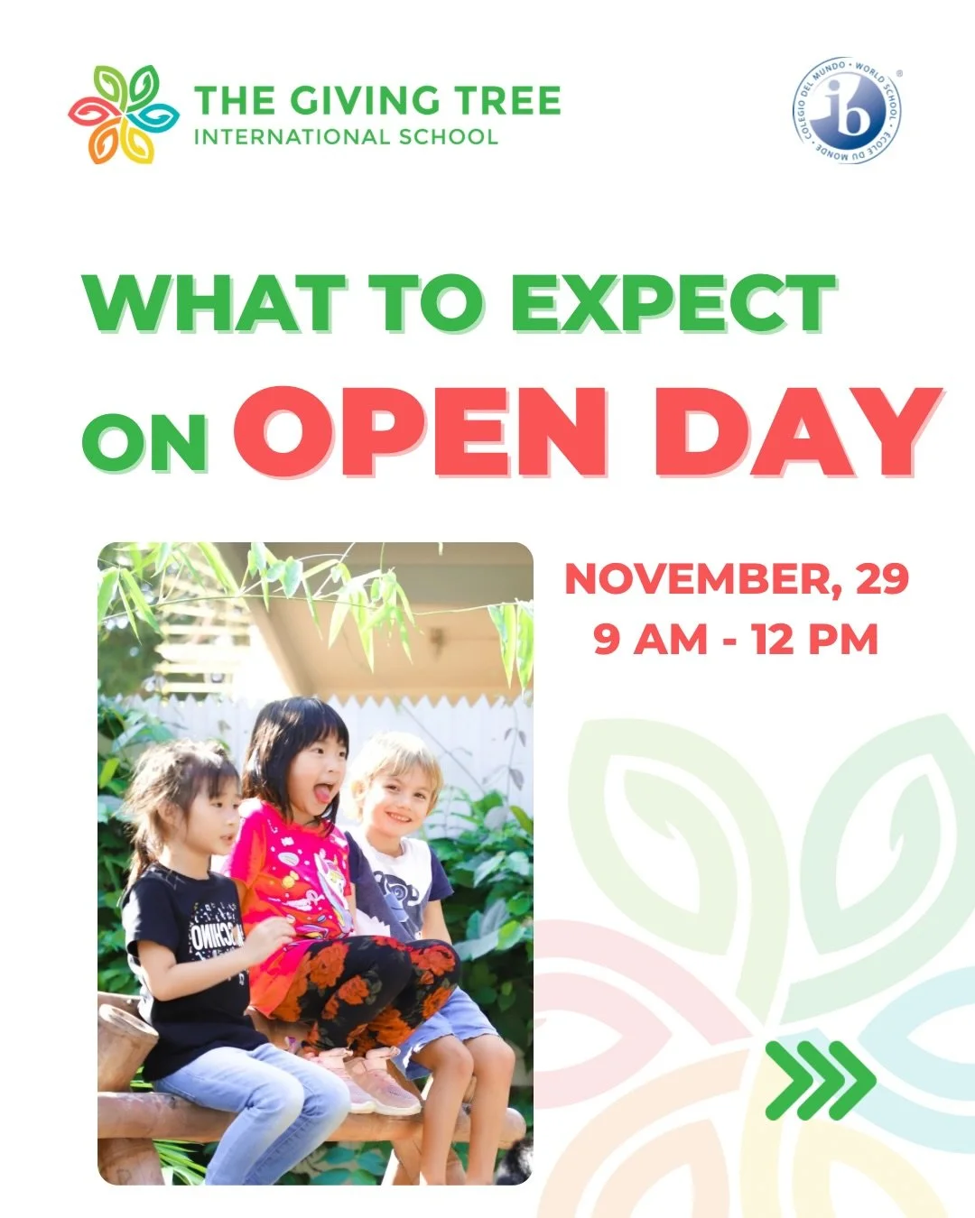 Join us on November, 29th. Swipe through to see what awaits you at our Open Day 💚

Whether you&rsquo;re exploring early years, thinking ahead to primary, or interested in our growing Middle School, this is the perfect opportunity to experience our c