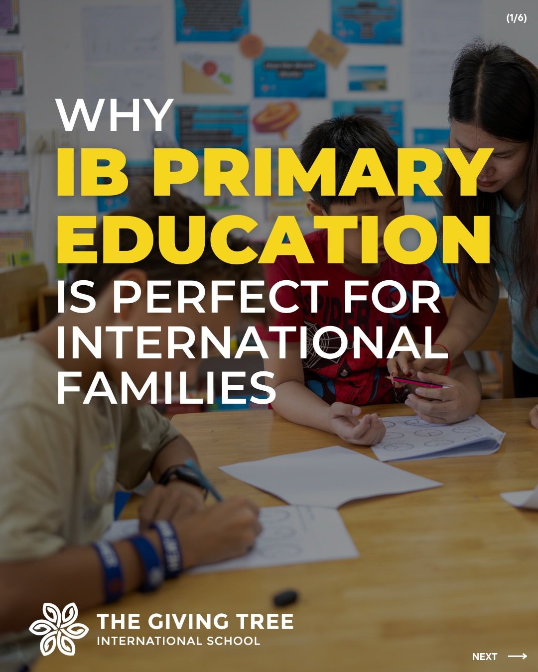 Choosing the right school is one of the most important decisions for any parent, especially for international families living abroad.

That&rsquo;s why so many families around the world choose IB Primary Education.

At The Giving Tree International S
