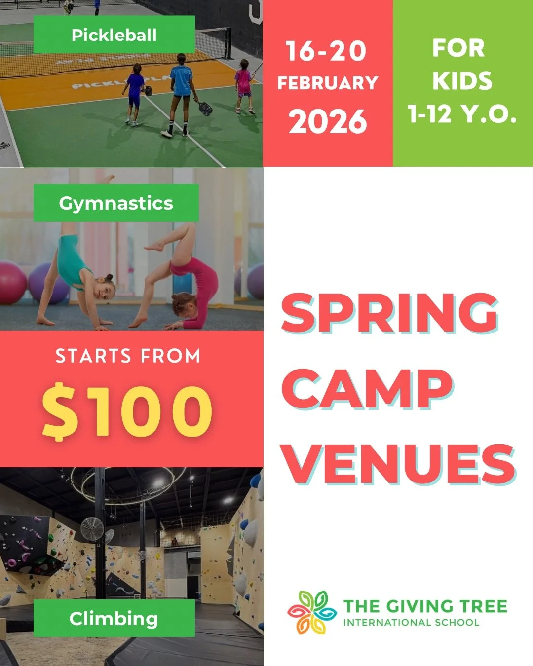 Spring Camp is round the corner!

Our Primary campers will enjoy exciting off-campus activities at top venues across Phnom Penh: from skating and climbing to pickleball and trampoline fun.

Our Young Learners will stay on campus for a specially desig