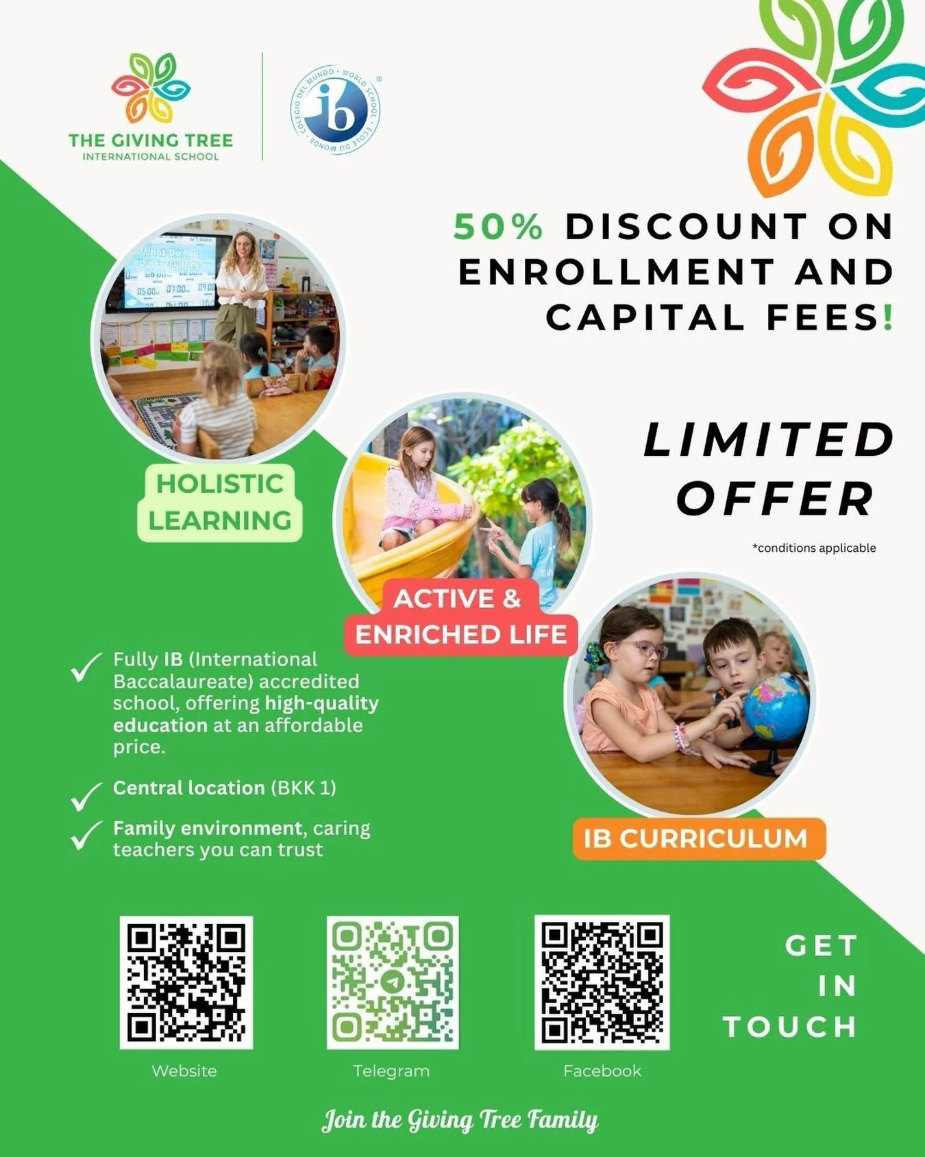 🎓 Early Bird Promotion &ndash; Academic Year 2026&ndash;27

We are pleased to offer a special 50% discount for new students enrolling for the next academic year.

✨ 50% OFF Enrollment Fee &amp; Capital Fee
when registering for AY 2026&ndash;27 and p