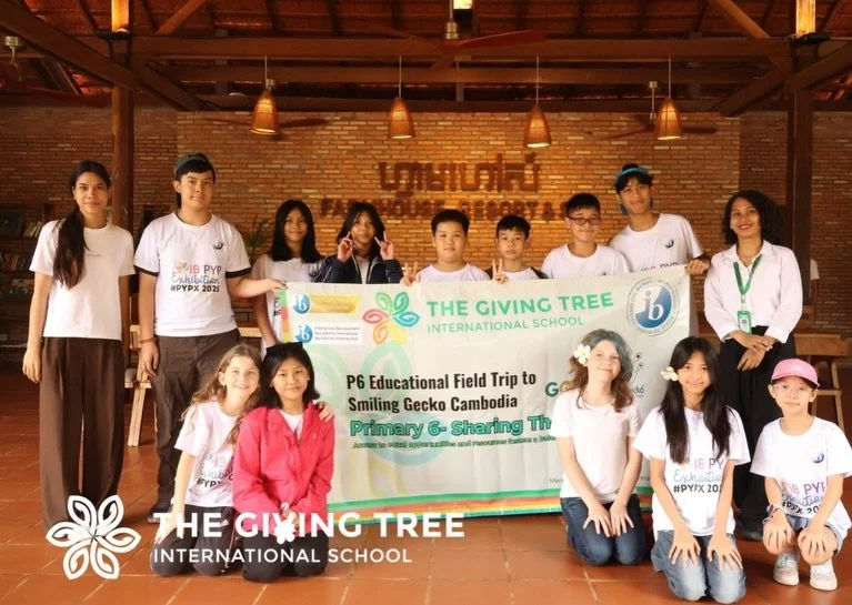 Our Primary 6 students recently visited Smiling Gecko Cambodia in Kampong Chhnang for a powerful day of inquiry-based learning.

Exploring the 150-hectare sustainable village, students discovered how education, agriculture, aquaculture, and social in