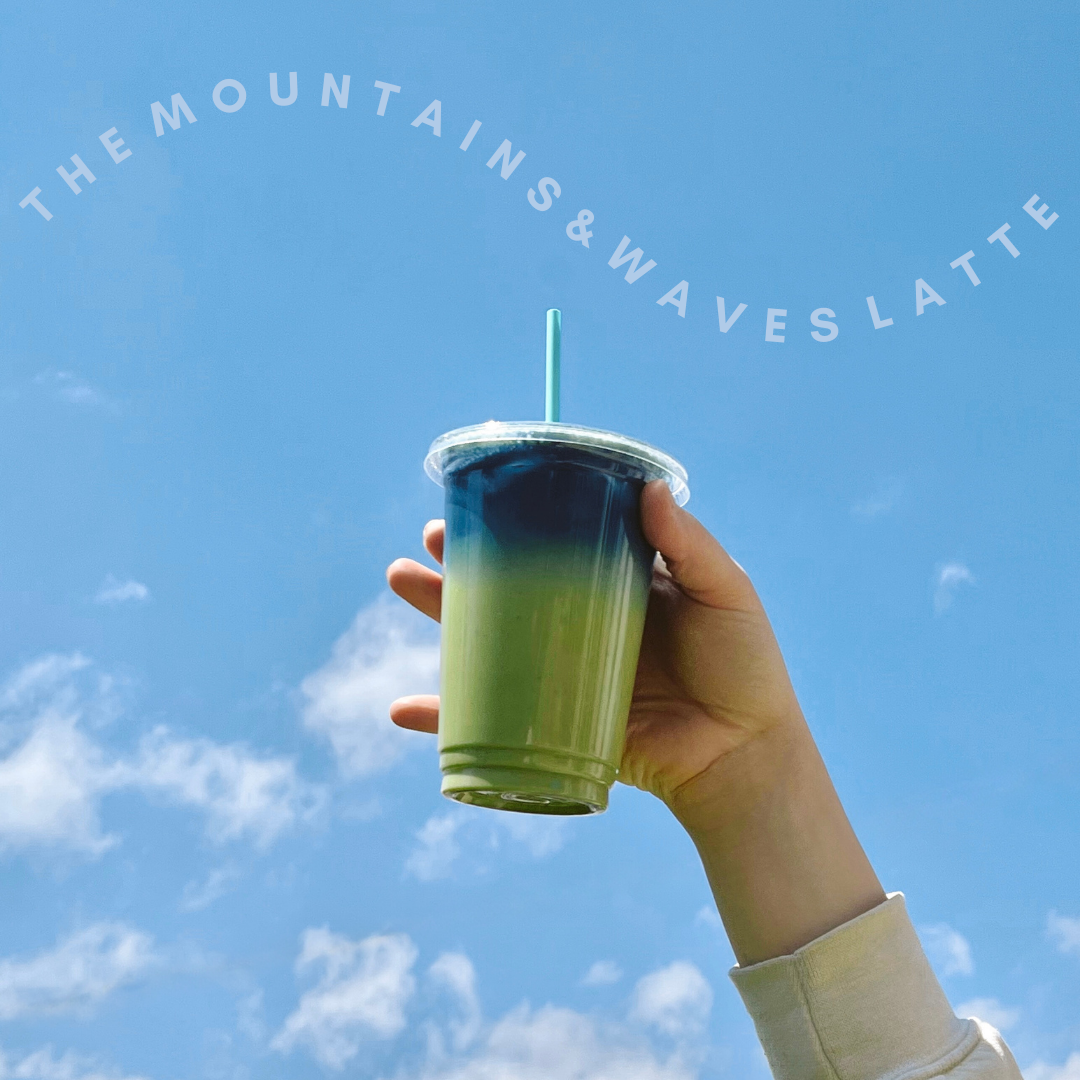 The Mountains & Waves Latte