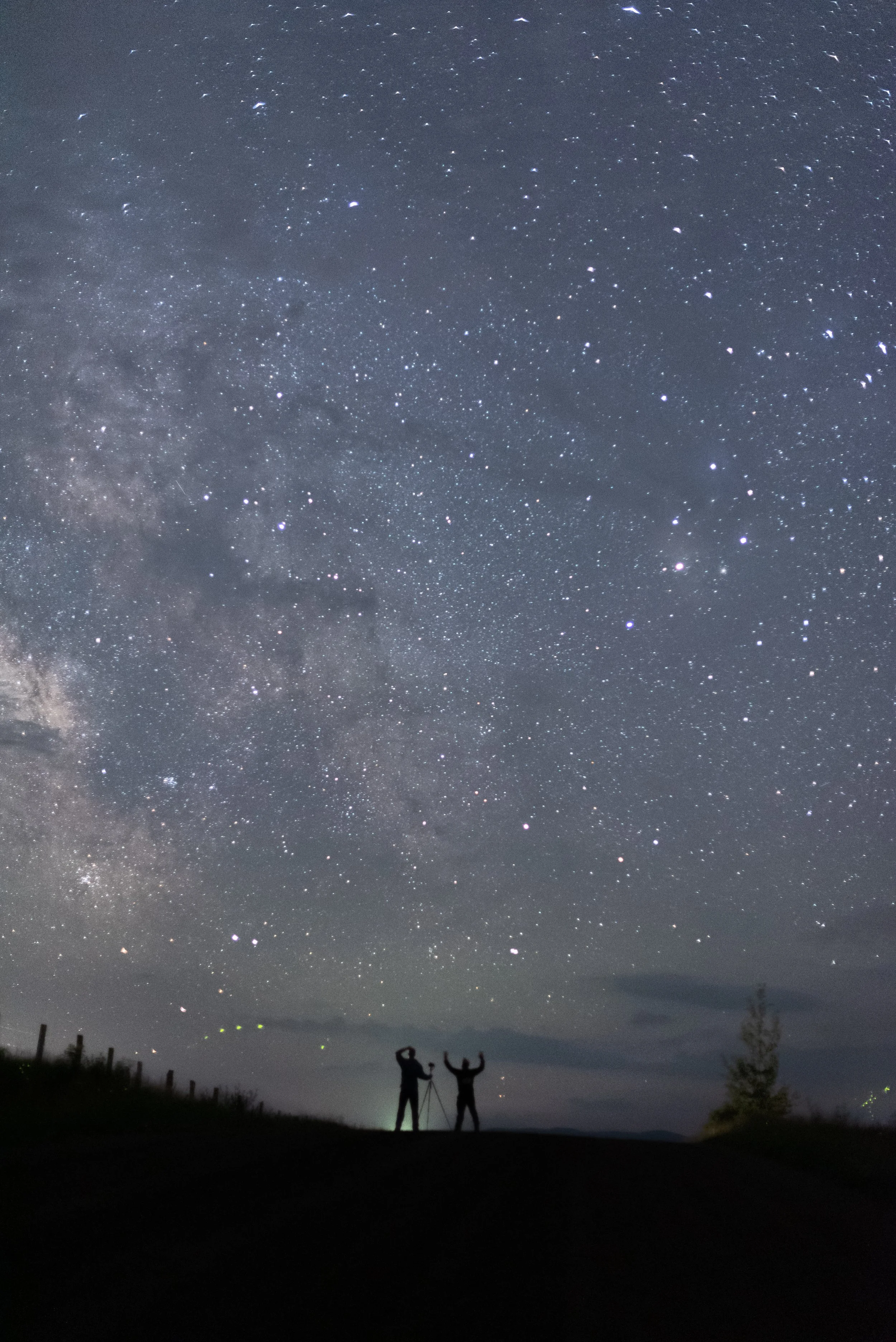 voie lactée aux cantons de l'est