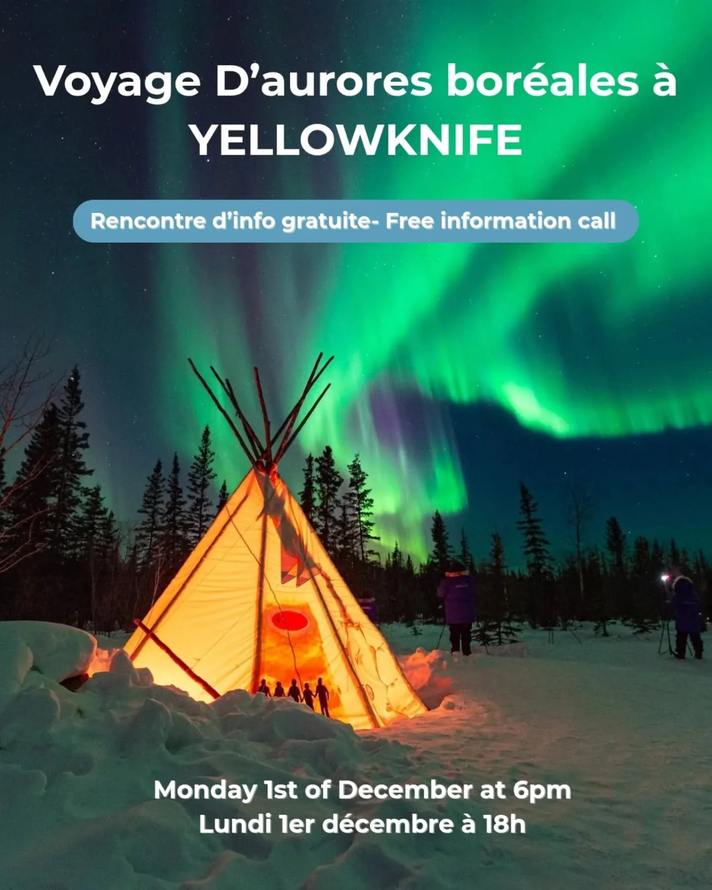 Thinking about joining the Yellowknife Aurora Trip in March 2026? 🌌
I&rsquo;m hosting a FREE online info session to explain everything &mdash; itinerary, lodging, what to expect, what gear you need, and how we chase the northern lights.

It&rsquo;s 