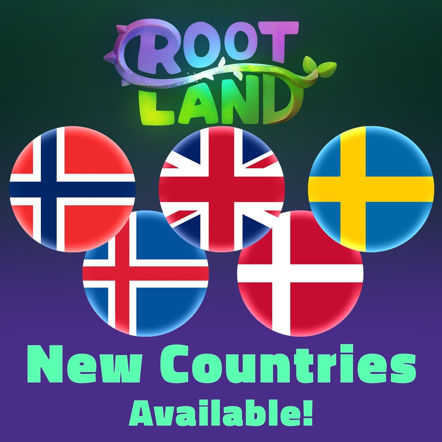 Root Land now available in UK and all Nordic countries! Download today! Links in bio.