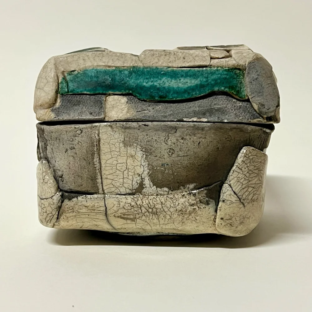 Raku Vintage Ceramic Raku Box by Roger Junk — Modern Problem Shop