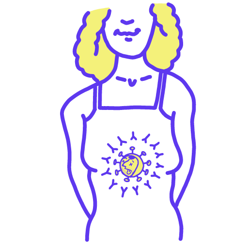2. The virus components in the vaccine are used to teach your B cells to remember that bit of protein or genetic information.