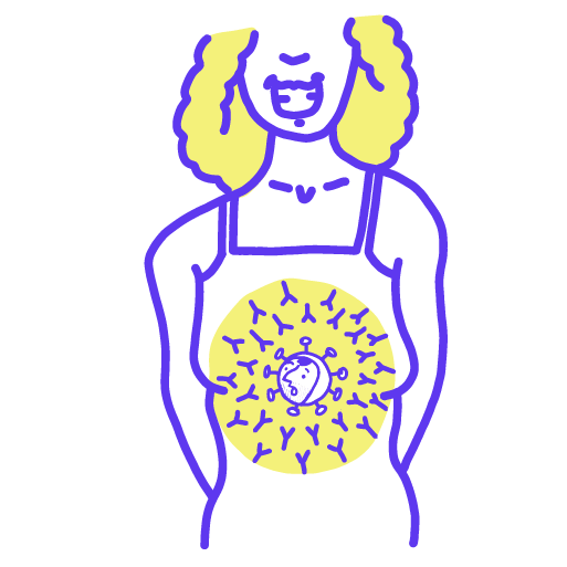 4. If your body later encounters SARS-CoV-2 in your body, then it will be recognised by your immune system and will block the virus from infecting you.