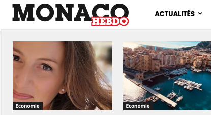Article “La nouvelle présidente des femmes chefs d’entreprises”, Monaco Hebdo