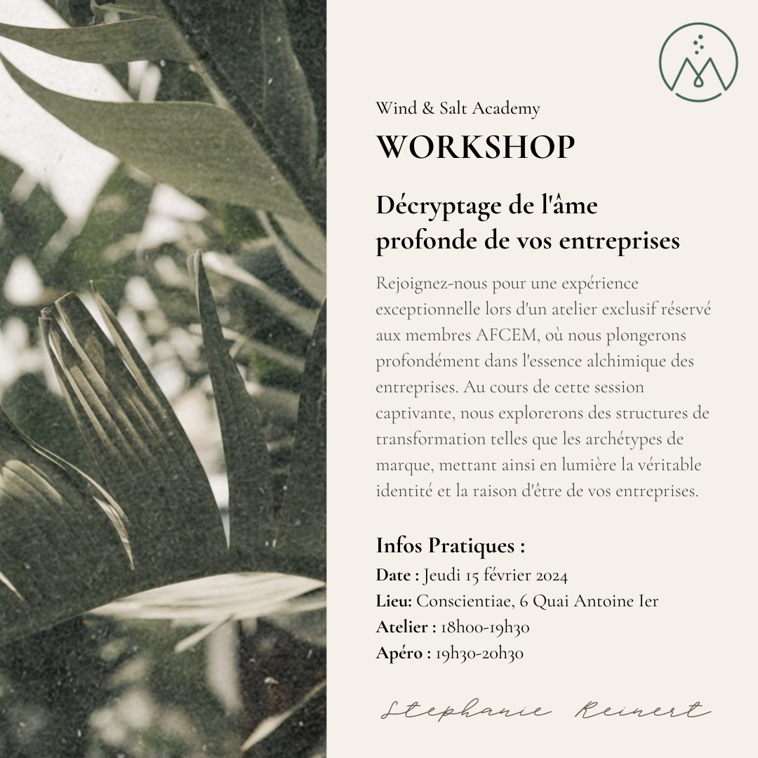 Workshop Wind &amp; Salt et cocktail Conscientiae