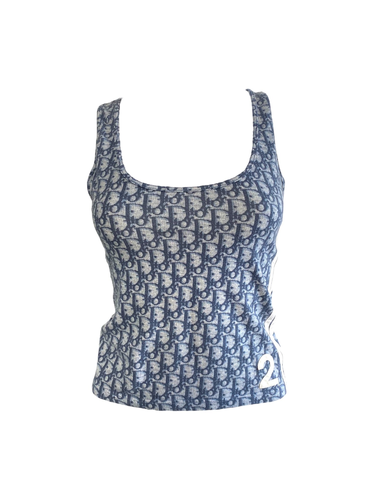 2000s Christian Dior Monogram Tank Top — Wazalichvintage 2000s Christian Dior Monogram Tank Top — Wazalichvintage