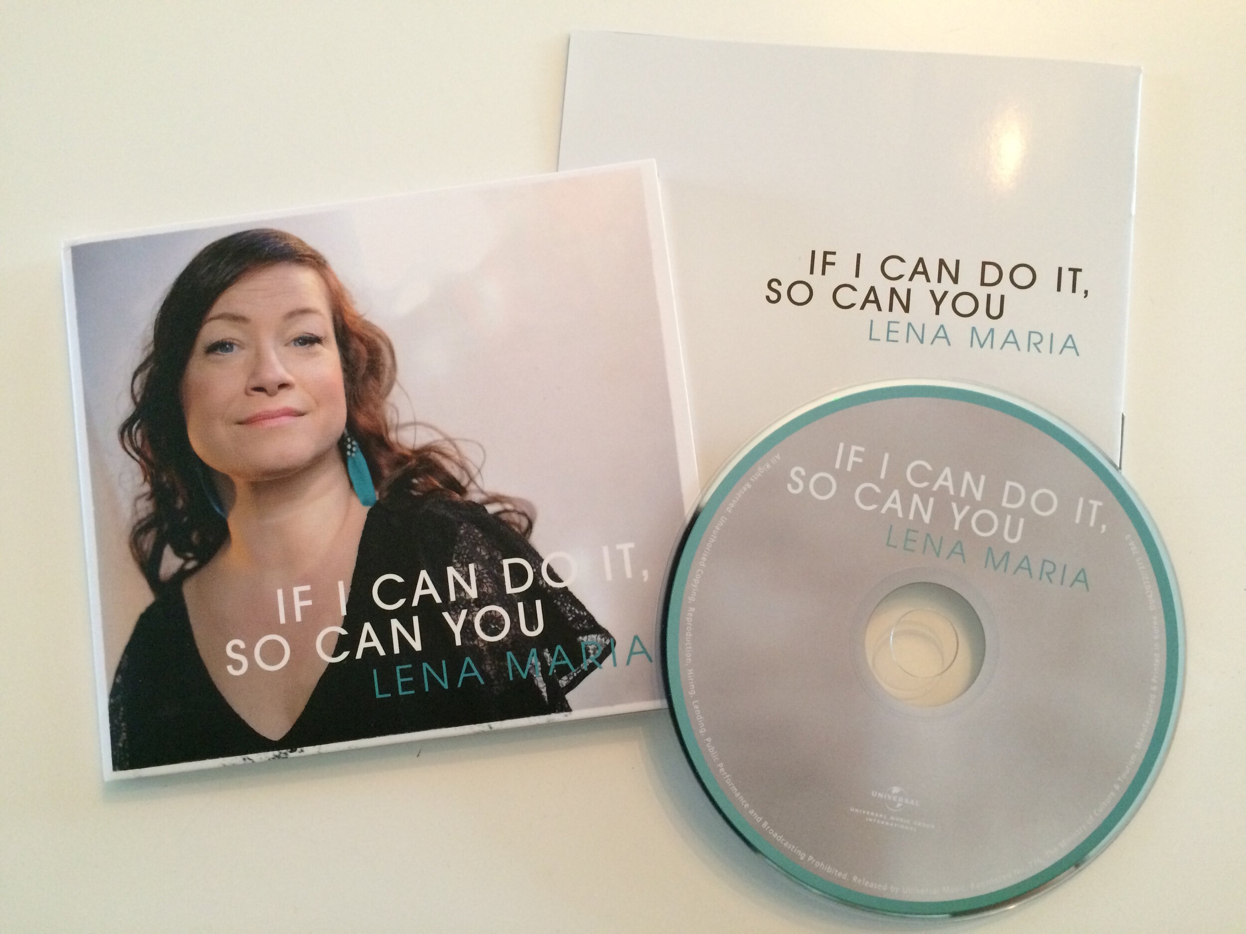 2012 ALBUM "If I can do it, so can you" (kompositör &amp; textförfattare på titelspåret)
