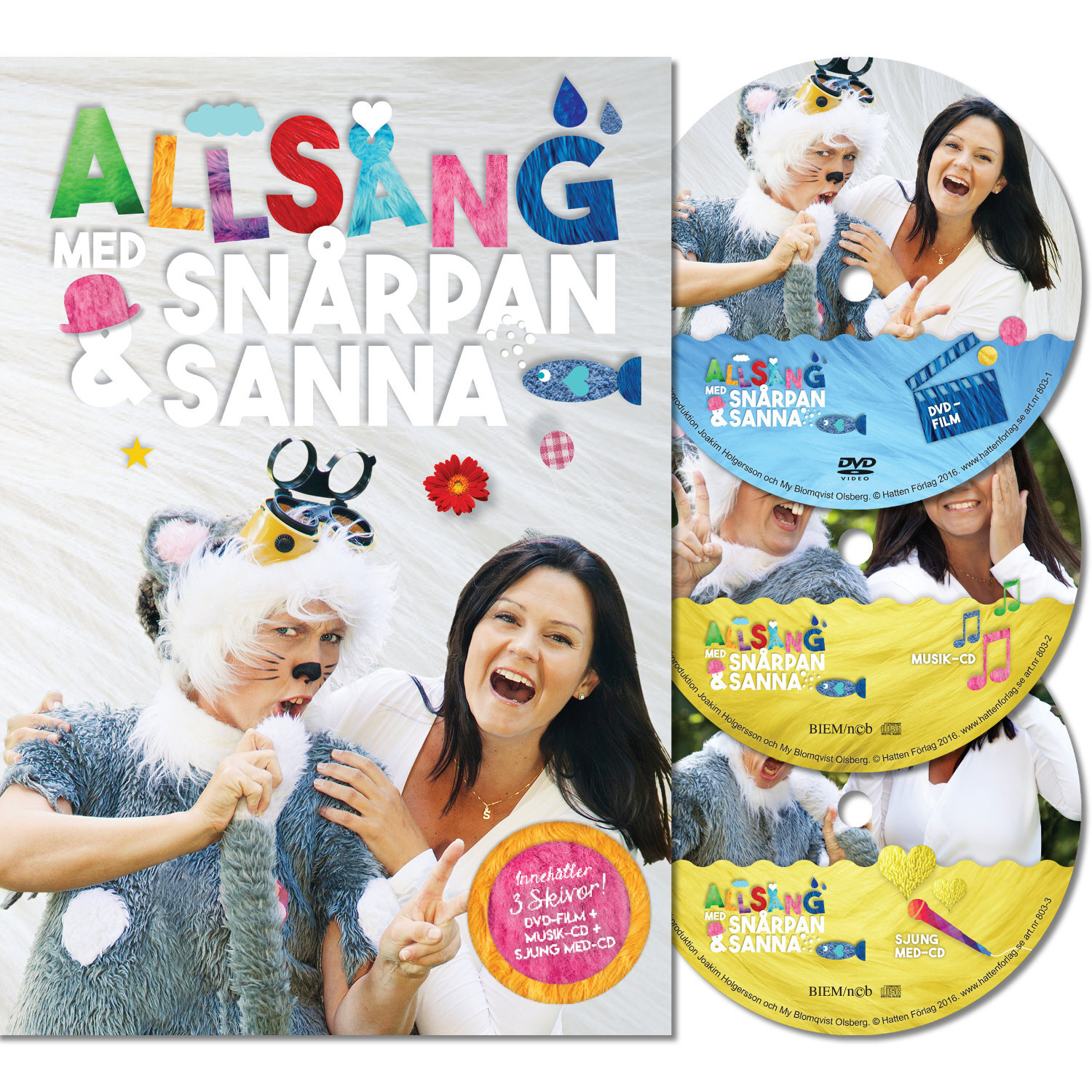 2016 DVD och CD "Allsång med Snårpan &amp; Sanna" (artist)