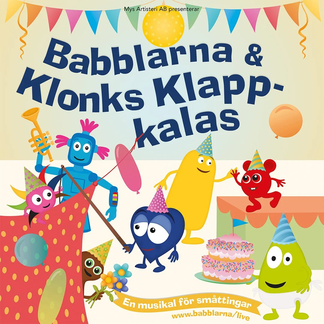 2026 Musikalen ”Babblarna &amp; Klonks Klapp-kalas” (producent)