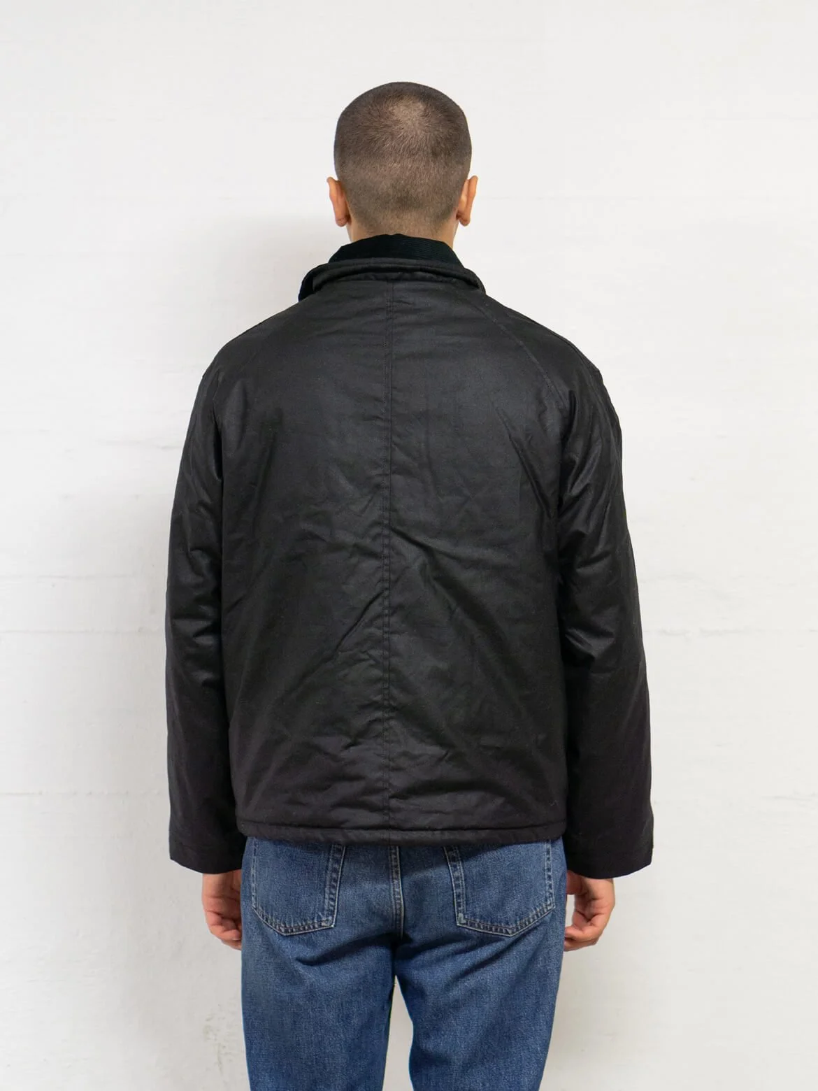 Sunflower Black Waxed Short jacket 
