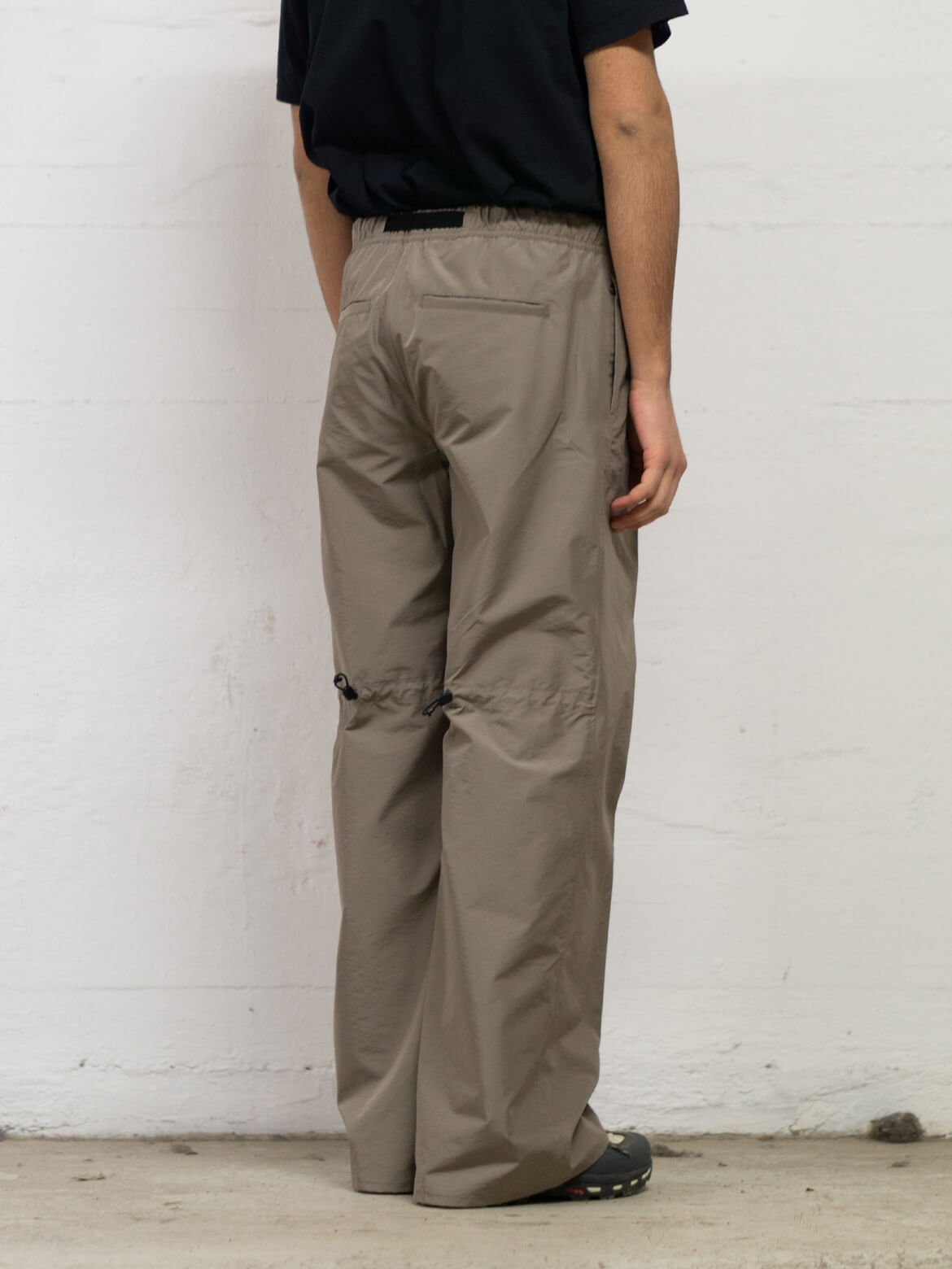 OUR LEGACY WANDER TROUSER BLACK NYLON 46