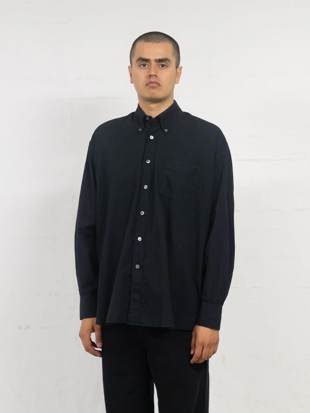 OUR LEGACY BORROWED BD SHIRT（Our Legacy – Borrowed BD Shirt Black 