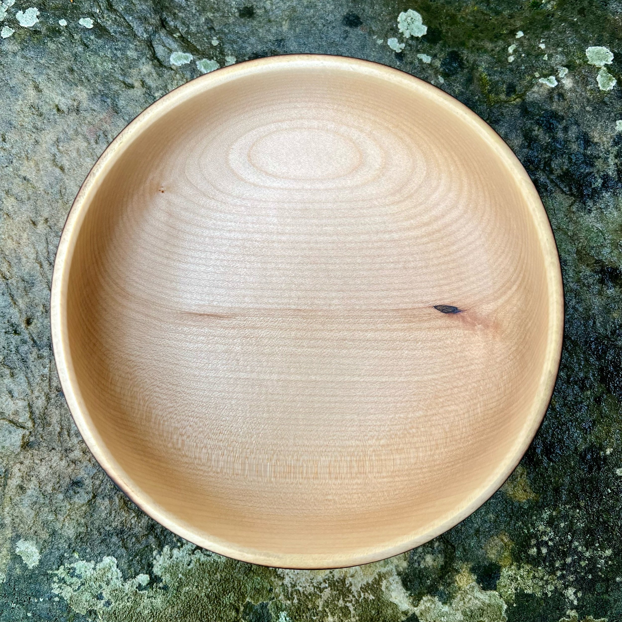 Carved &amp; charred bowl
