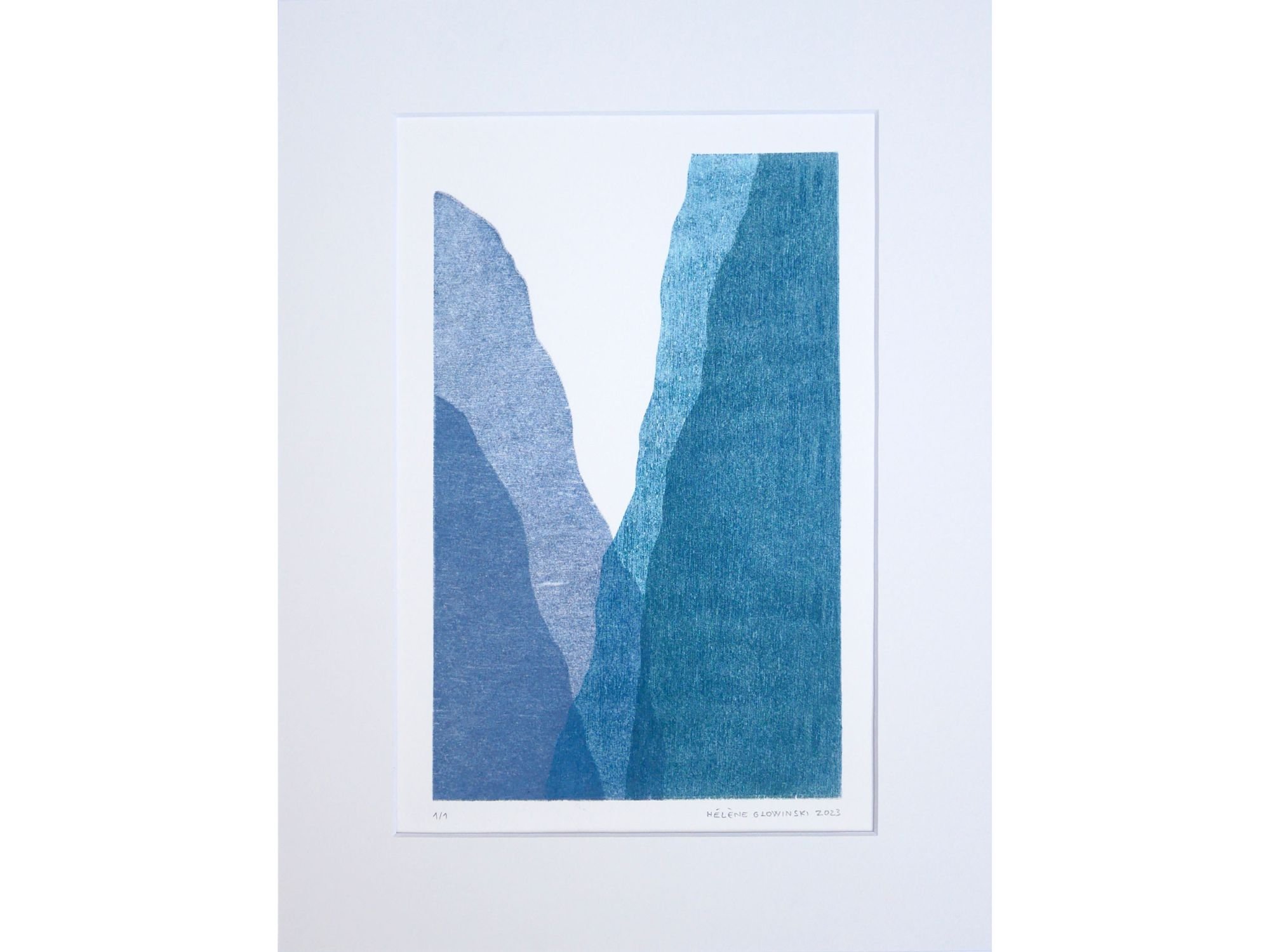 Variations en bleu, n°1 | Hélène Glowinski