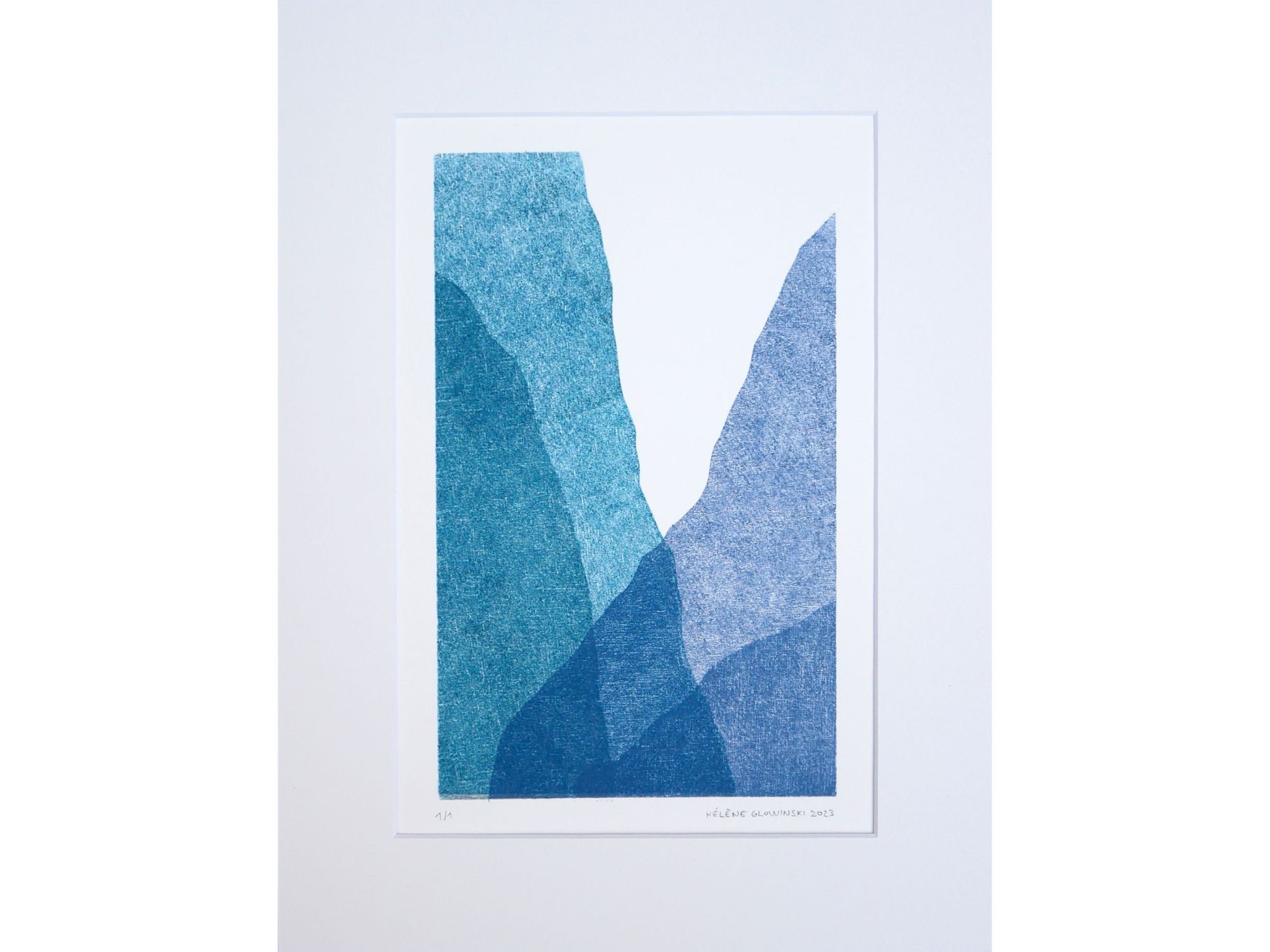Variations en bleu, n°2 | Hélène Glowinski