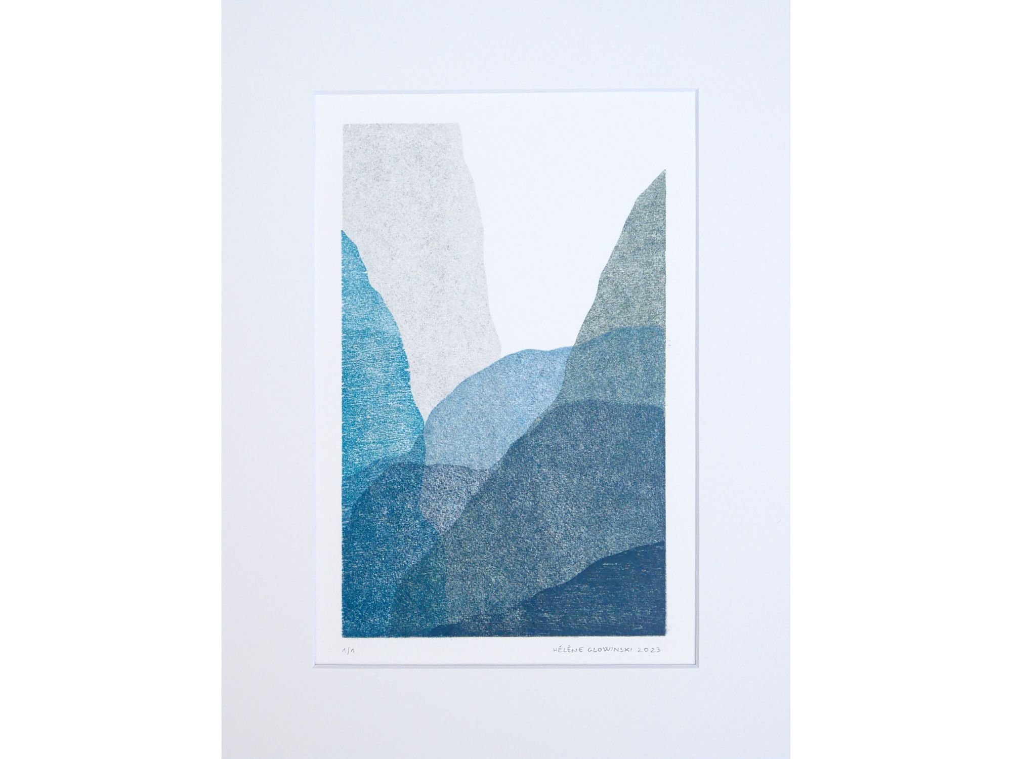 Variations en bleu, n°3 | Hélène Glowinski