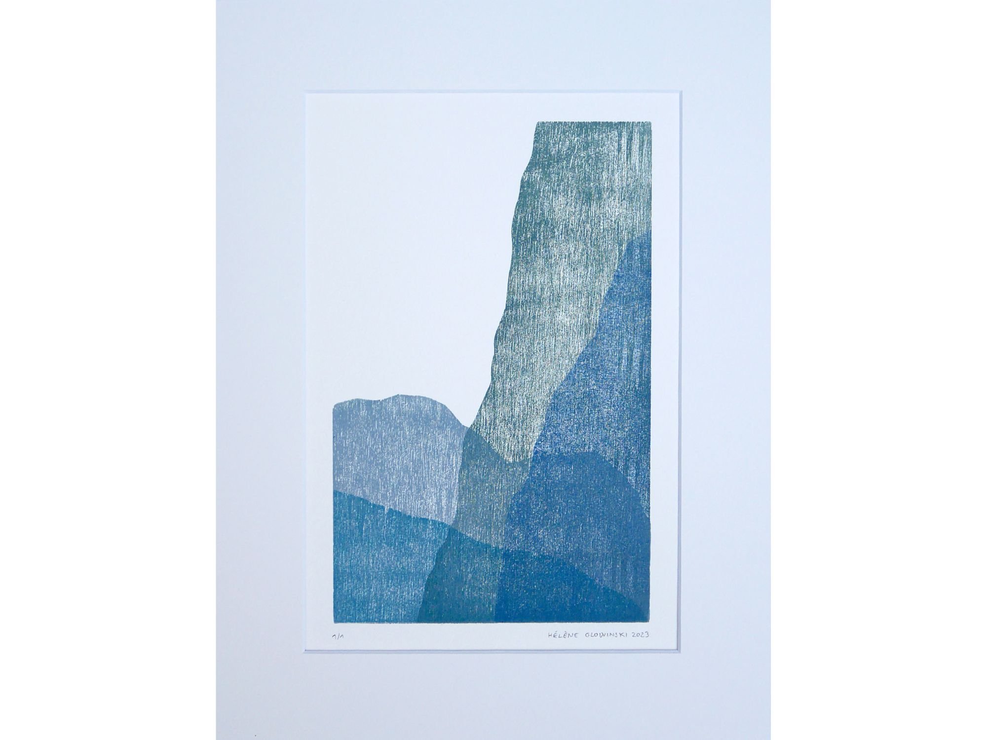 Variations en bleu, n°5 | Hélène Glowinski