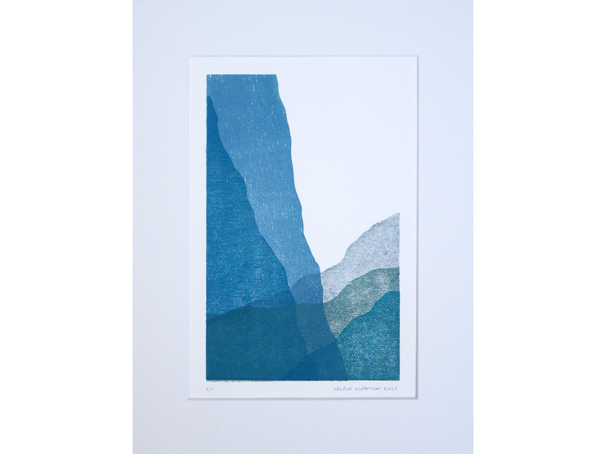 Variations en bleu, n°6 | Hélène Glowinski
