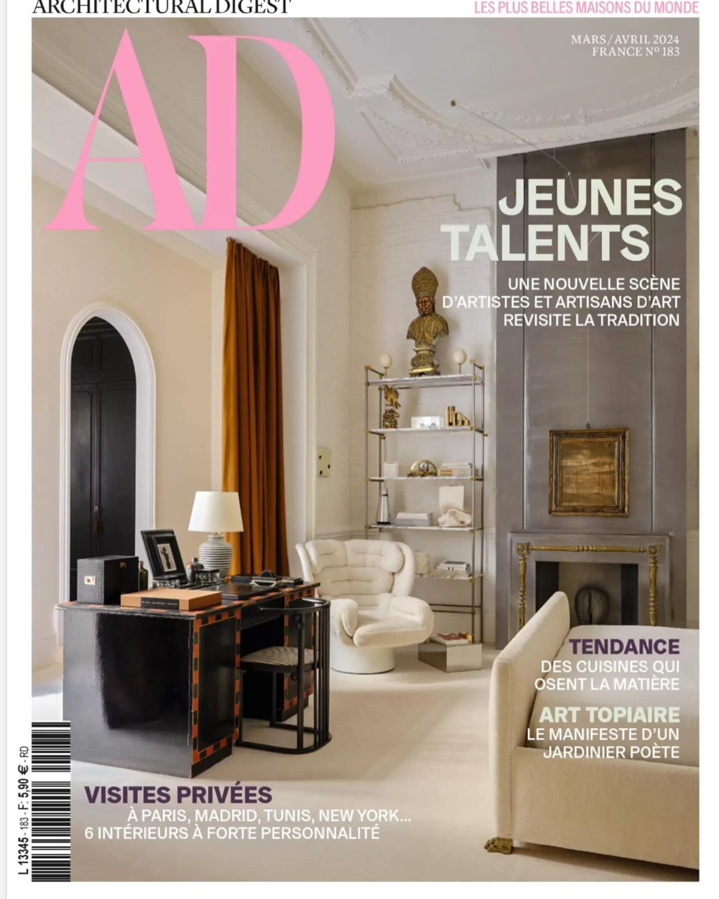 ⭐️ Antonin Anzil à l’honneur dans AD Magazine ⭐️

Avec le rythme effréné du mois de mars, je n’ai pas eu le temps de vous partager la mise en lumière d’Antonin Anzil dans le AD Magazine @ad_magazine de Ma